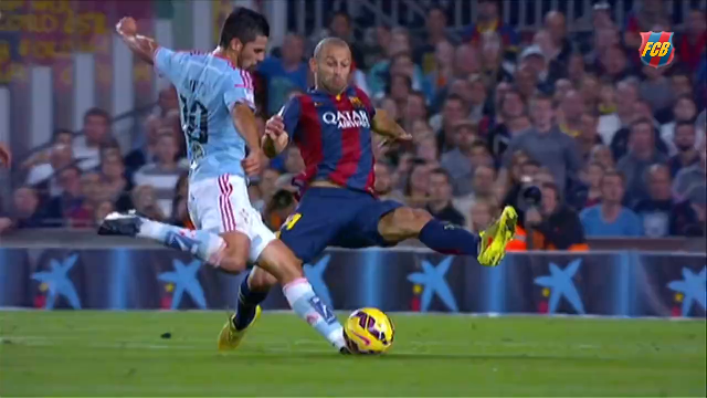 VIDEO: Mascherano - 'Trung vệ bất đắc dĩ' hoàn hảo của Barcelona